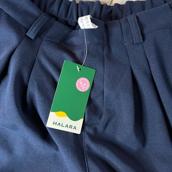 Halara Flex™ High Waisted Pocket Wide Leg Waffle Work Pants L Large - Picture 4 of 5